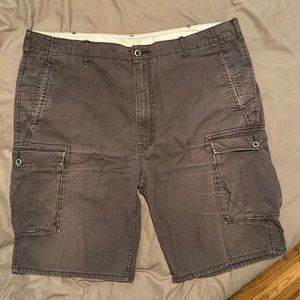 Levi's White Label Men's Grey Ripstop Cargo Shorts